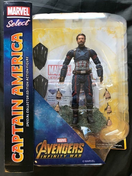 Diamond Select Marvel - Avengers 3 Captain America Action Figur