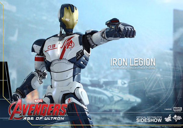 Avengers 12 Iron Legion AOU Hot Toys action figur