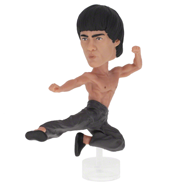 Bruce Lee Computer Sitter Bobblehead Headknocker action figur NEU