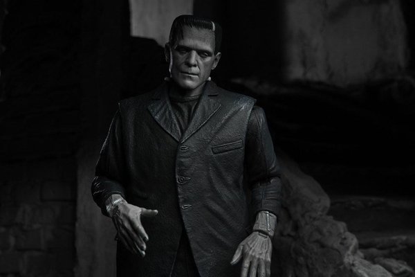 Universal Monsters Ultimate Frankenstein Black & White action figur Neca Neu