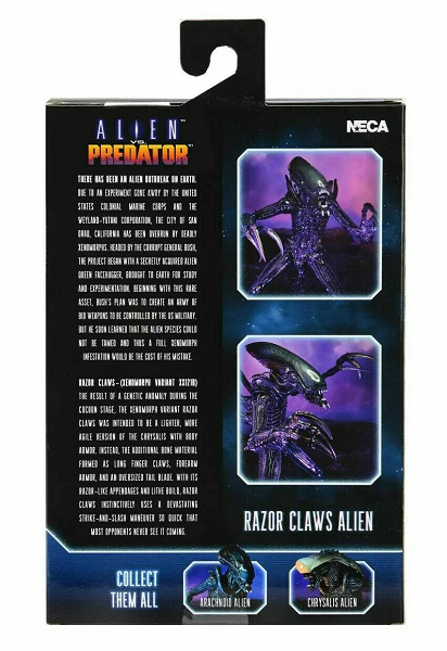 Alien vs Predator Razor Claws Alien 7'' Scale action figur Neu