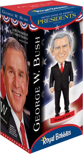 George W. Bush Bobblehead Headknocker action figur NEU