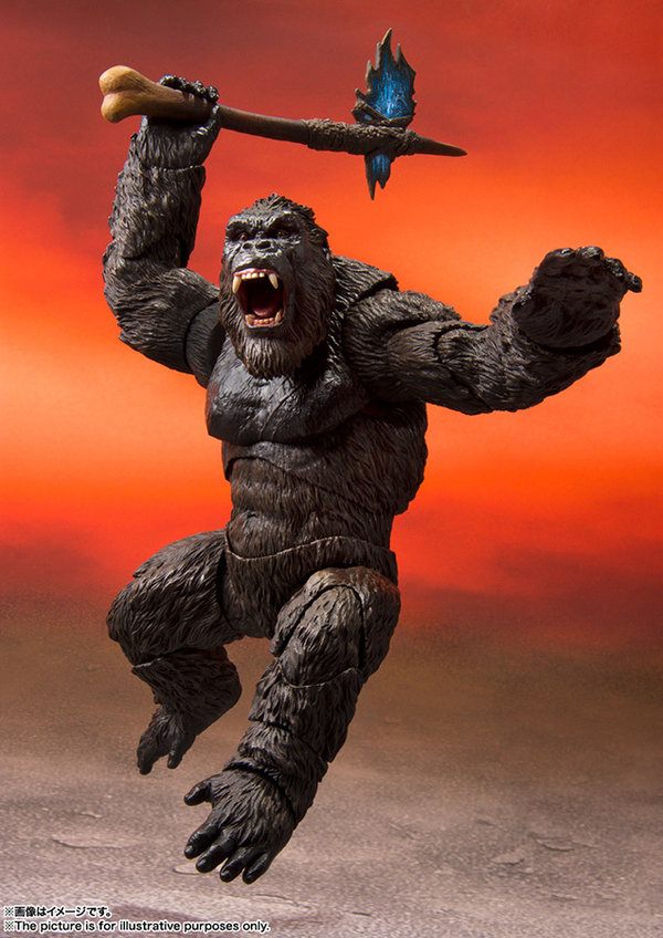 SH Monsterarts Godzilla Vs. Kong Kong 2021 action figur neca Neu