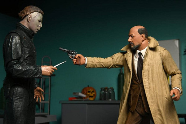 Halloween 2 Set a2 Ultimate Michael Myers & Dr. Loomis 7'' scala action figur
