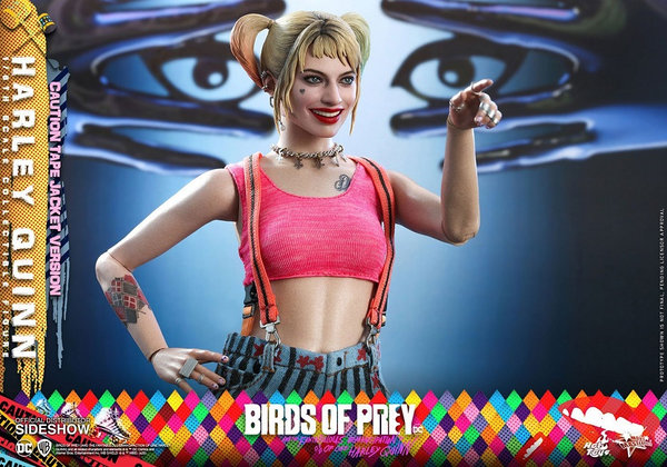 Birds of Prey Movie Masterpiece Harley Quinn Caution Tape Jacket action figur