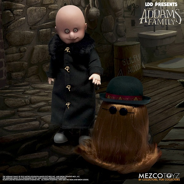 The Addams Family Living Dead Dolls Fester & IT action figur Mezco Neu