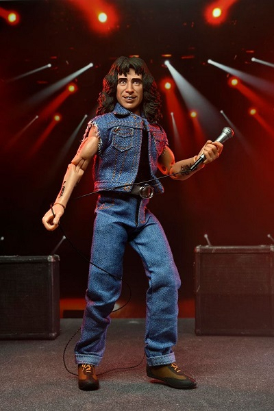 Bon Scott Highway to Hell 8 Inch Clothed action figur Neu