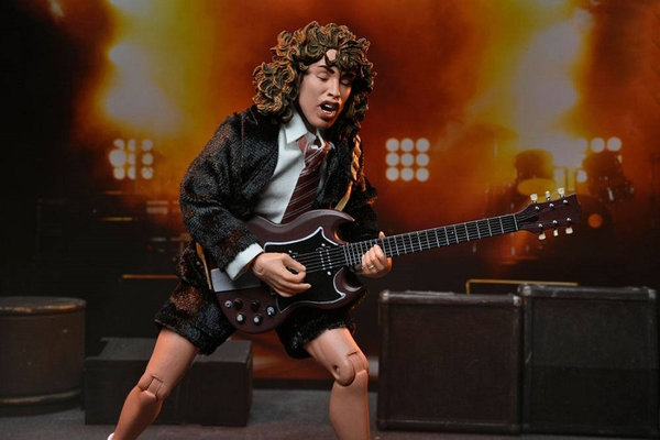 AC/DC Clothed Angus Young Highway to Hell 8 Inch action figur Neu
