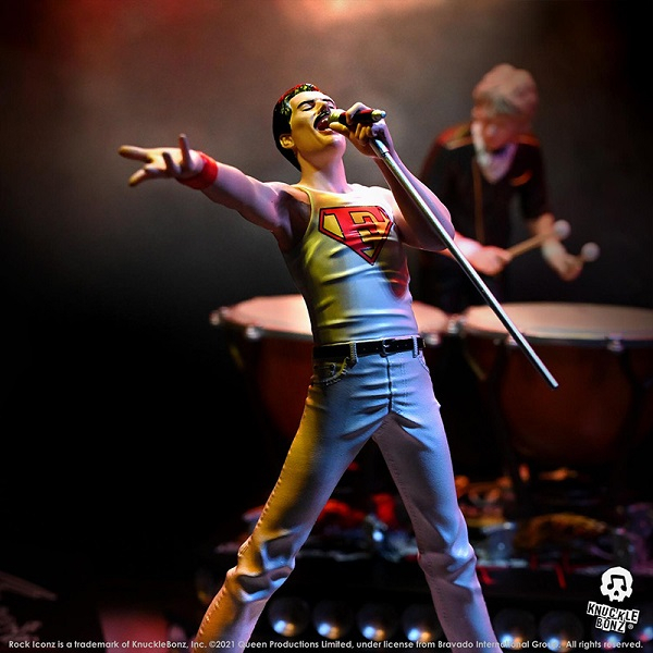 Knucklebonz Rock Iconz - Queen Freddie Mercury Statue action figur Neu